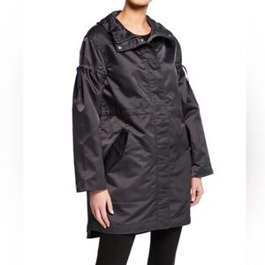 Hunter Refined Drawstring Coat Jacket Anorak Black XL